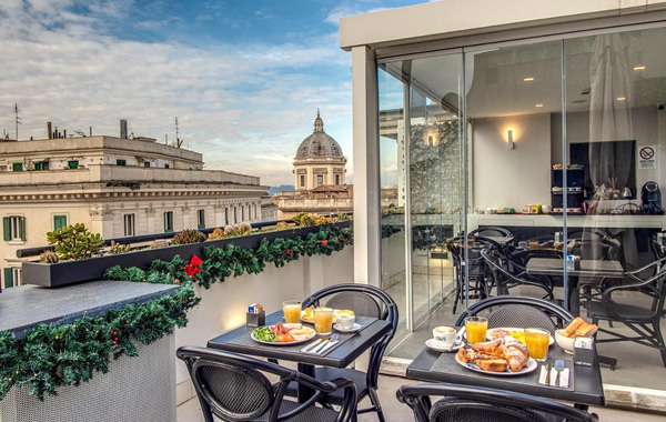 hotel met uitzicht Rome