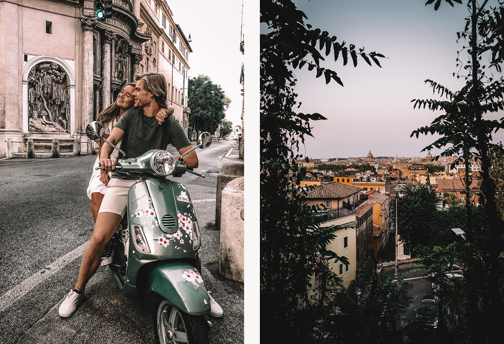 scooter huren Rome